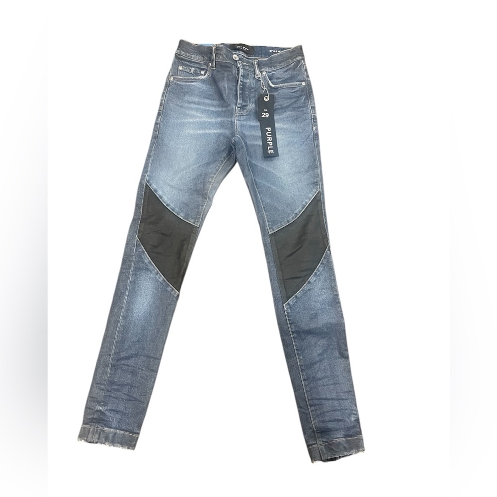 Purple Brand Men's Patchwork Washed Jeans